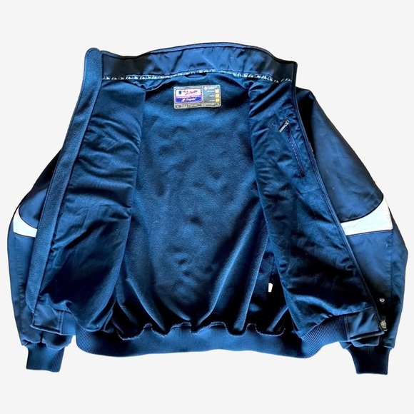 Yankees Therma Base Dugout Jacket Majestic MLB Fleece Lined Large - Picture 3 of 9